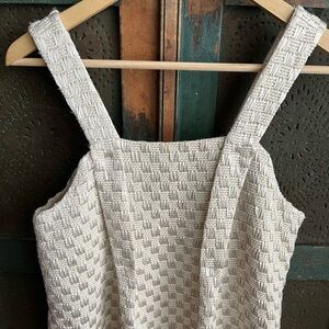 See by Chloe’ Metallic Textured Tank Blouse